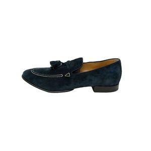 O'KEEFFE Suede Loafers, Blue, Size: 9.5